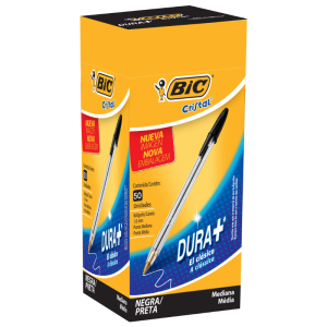 Lápiz Bic Negro Punta Media