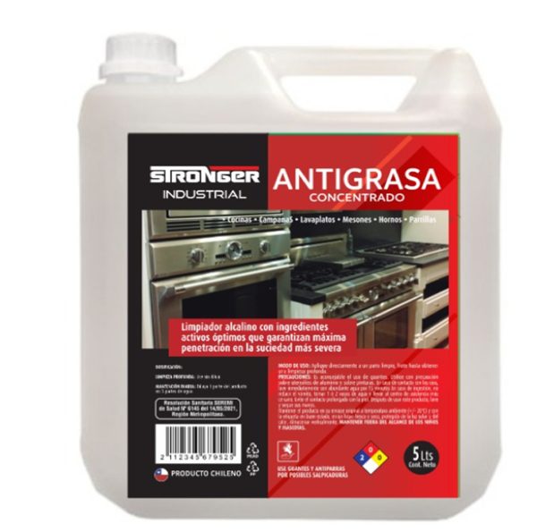Antigrasa Antigrasa Stronger 5 lts.