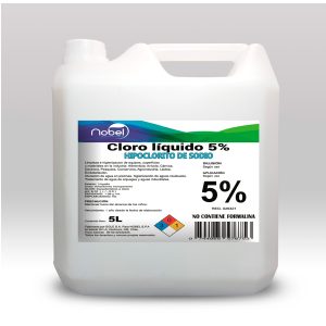 Cloro Líquido al 5% / 5 lts.