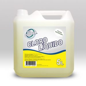 Cloro Hogar al 2,5% / 5 lts.