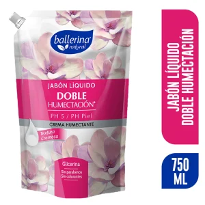 Jabón Líquido Crema Humectante Ballerina 750 ml.