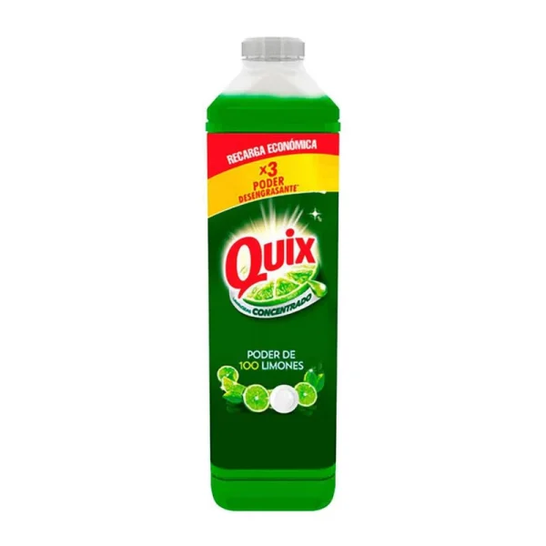 LAVALOZA QUIX 1.5 LTS. RECARGA Lavaloza Líquido Quix Limón Recarga 1.5 lts.