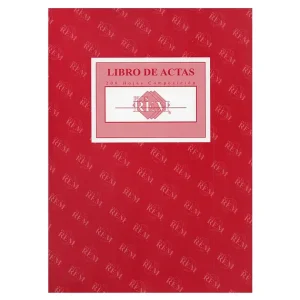Libro de Actas 200 Hojas Cuadriculado REM