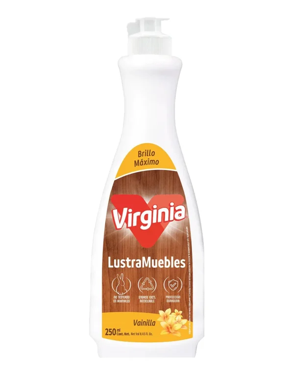 Lustramueble Crema Vainilla Virginia 250 ml. Lustramueble Crema Vainilla Virginia 250 ml.