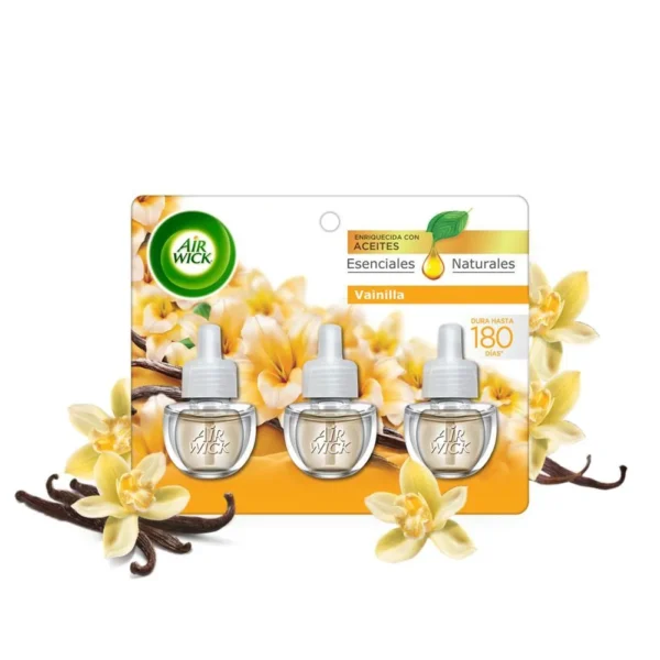 AIR WICK REPUESTO 3 un. VAINILLA Repuesto Air Wick Eléctrico Vainilla 3 un.