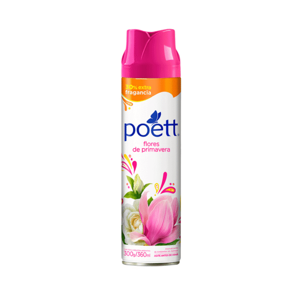 AMBIENTAL AEROSOL POETT 360 CC. PRIMA Desodorante Ambiental Poett Primavera 360 cc.