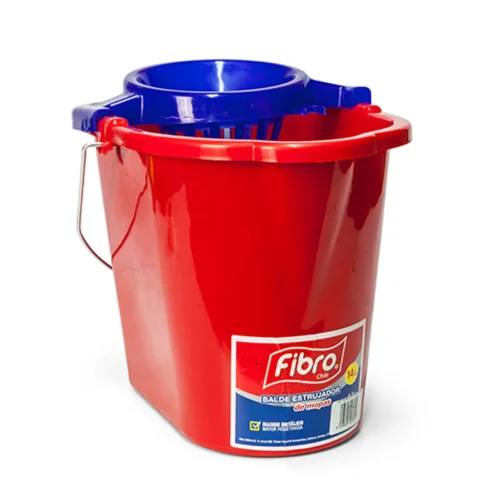 Balde con Estrujador 14 Lts Fibro