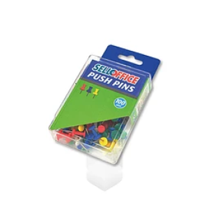 Chinchetas Push Pins 50 unidades Selloffice Chinchetas Push Pins 50 unidades Selloffice