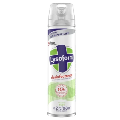 Desinfectante Aerosol Lysoform Bebe 360cc.
