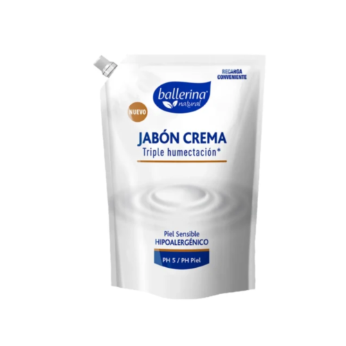 Jabón Líquido Crema Humectante Ballerina 750 ml.