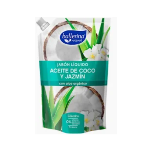 Jabón Líquido Aceite de Coco Ballerina 750 ml.