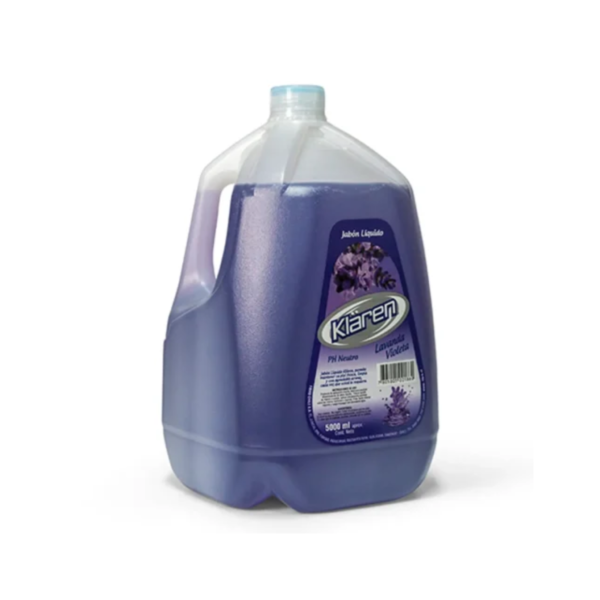 Jabón Líquido Lavanda Klaren 5 lts.
