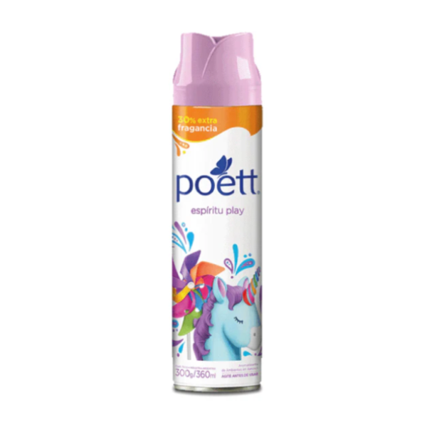 Poett Spray Ambiental Espíritu Play 360 cc. Poett Spray Ambiental Espíritu Play 360 cc.