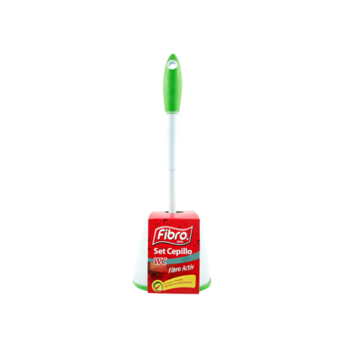 Set Cepillo Limpia WC Fibro