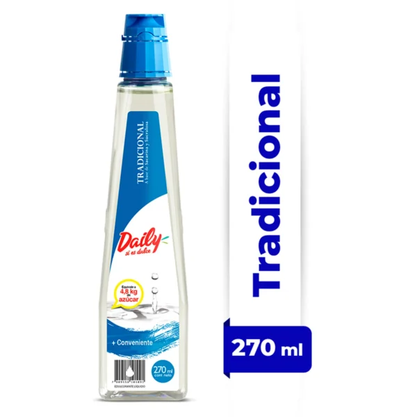 ENDULZANTE TRADICIONAL DAILY 270 ML. Endulzante Daily Tradicional 270 ml.