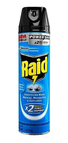 Insecticida Mata Moscas Mosquitos Raid 360 cc.