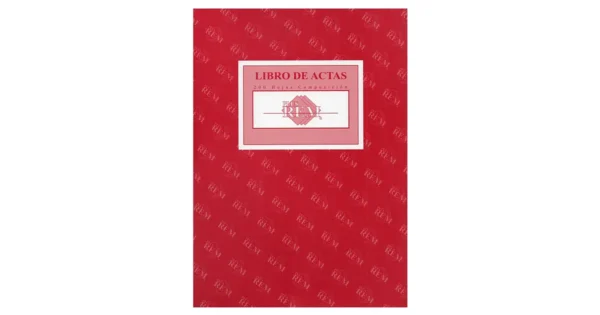 LIBRO ACTAS 200 HOJAS CUADRICULADO REM Libro de Actas 200 Hojas Cuadriculado REM