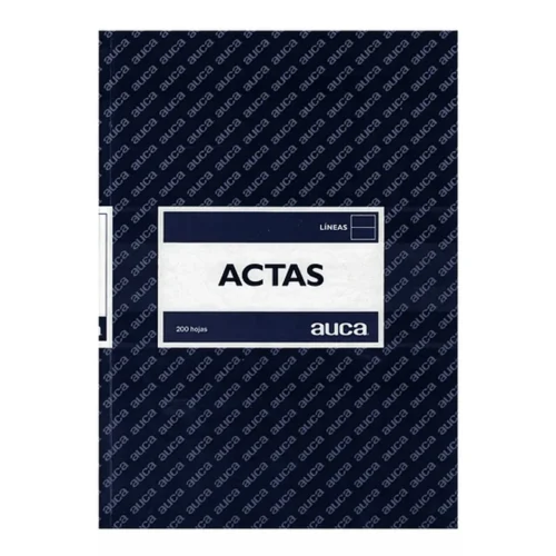 Libro de Actas 200 Hojas Lineal Auca