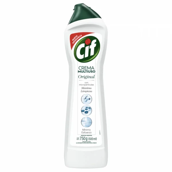 LIMPIADOR CIF CREMA 750 ML. Limpiador Crema Cif Original 750 ml.