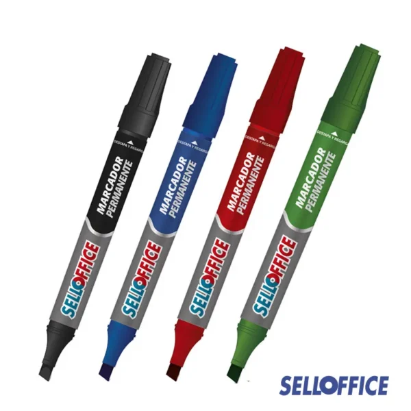 Marcador Permanente Azul Selloffice