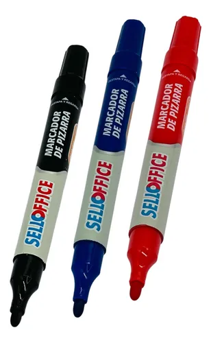 Marcador Pizarra Negro Selloffice