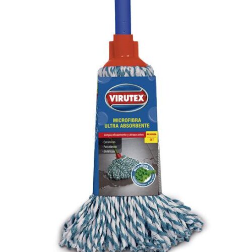 MOPA MICROFIBRA VIRUTEX REDONDA Repuesto Mopa Microfibra Redonda Virutex