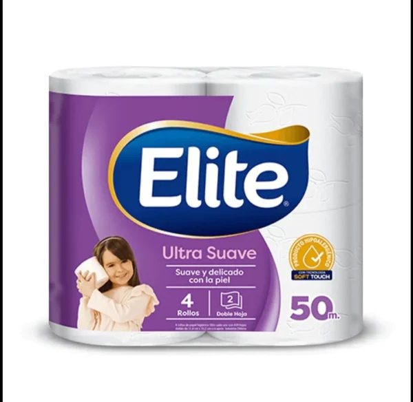 Papel Higiénico Elite D:H Ultra 4*50 mts. Papel Higiénico Elite D/H Ultra 4*50 mts.