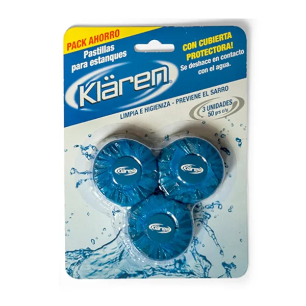 Pastilla Estanque Klaren 3 un. Pastilla Estanque Klaren 3 un.