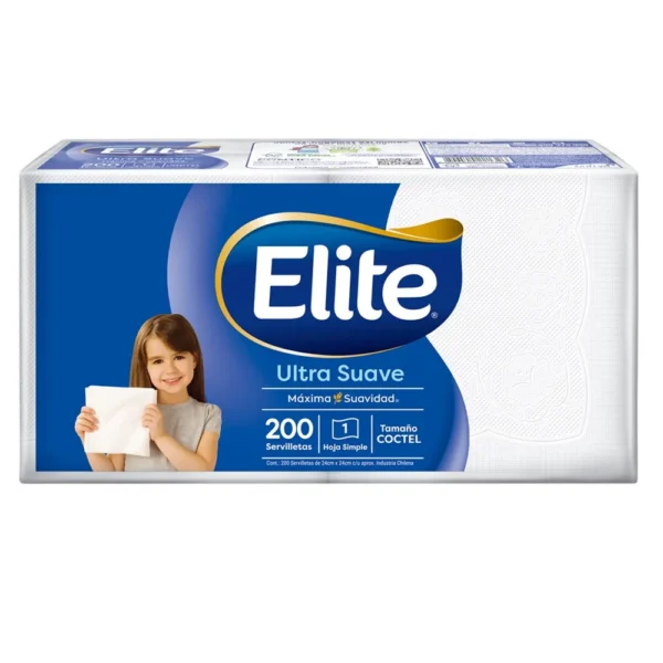 Servilletas Elite Cóctel 200 un.