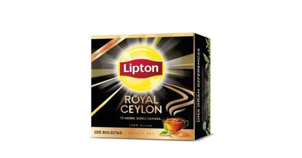Té Liptón Royal Ceylan Caja 100 Bolsas