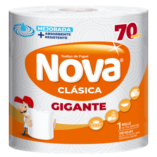Toalla de Papel Nova Gigante Clásica.